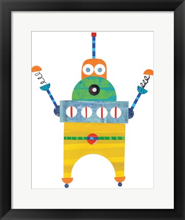 Framed Robot Party Element II Print