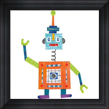 Framed Robot Party III Print
