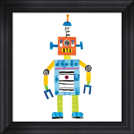 Framed Robot Party II Print