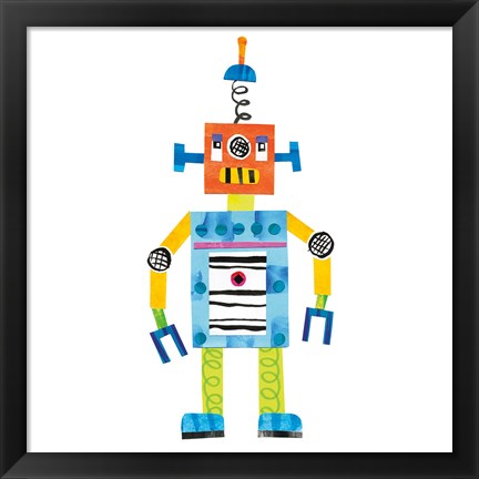 Framed Robot Party II Print