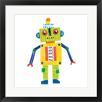 Framed Robot Party IV Print