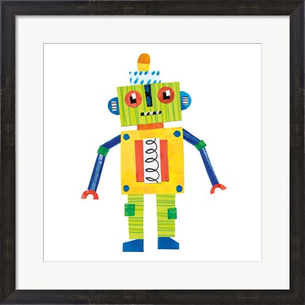 Framed Robot Party IV Print