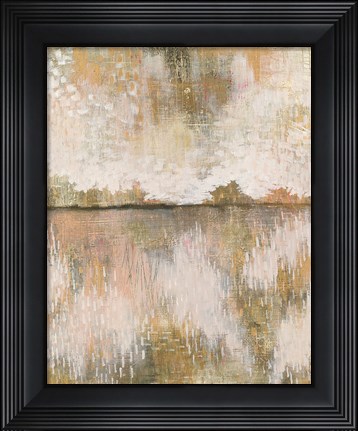 Framed Curious Sky Neutral Print