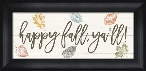 Framed Harvest Sentiments Sign II Print