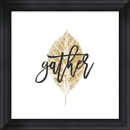 Framed Harvest Sentiments V Print