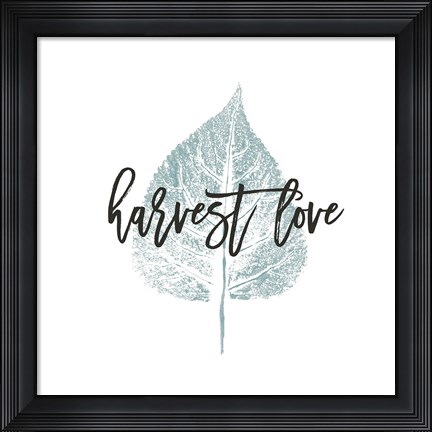 Framed Harvest Sentiments III Print