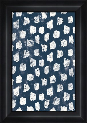 Framed Mark Making Tile - Pattern VI Print