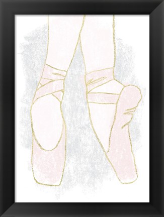 Framed On Pointe II Print