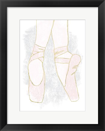 Framed On Pointe II Print