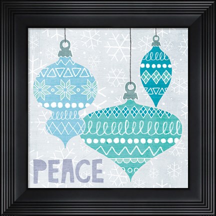 Framed Deck The Halls I Print