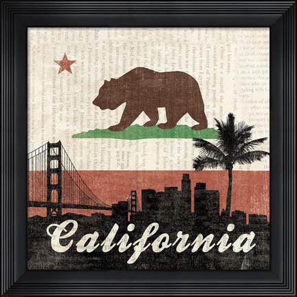 Framed California Print