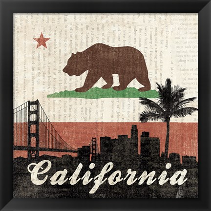 Framed California Print