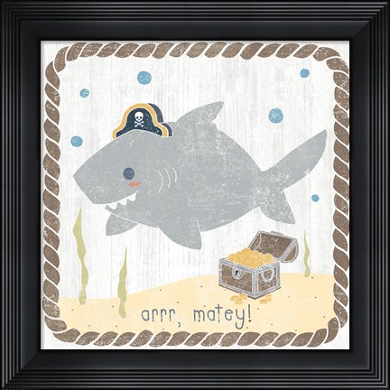 Framed Nautical Friends IV Print