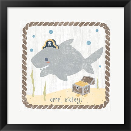Framed Nautical Friends IV Print