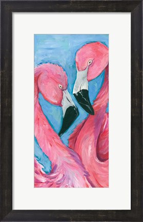 Framed Pink Flaming III Print