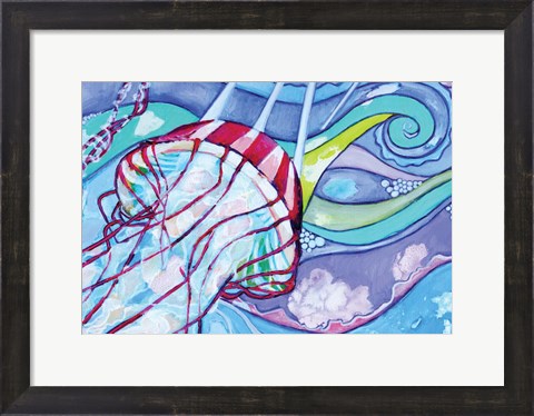 Framed Surfin&#39; Jelly Print