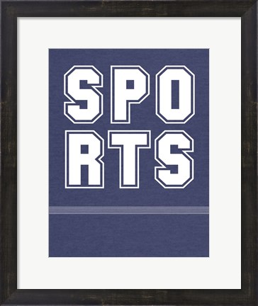 Framed Sports Print