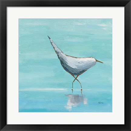 Framed Egret I Print