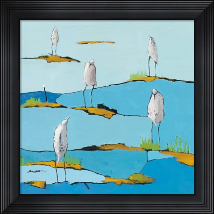 Framed Beach Bums Print