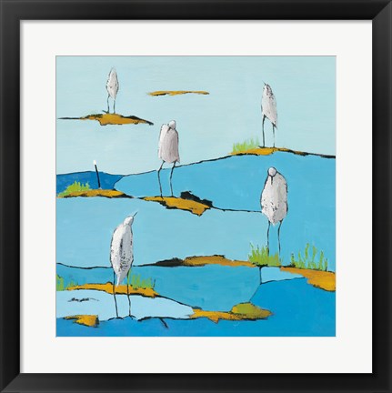 Framed Beach Bums Print