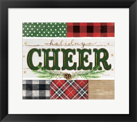 Framed Cheer Plaid Print