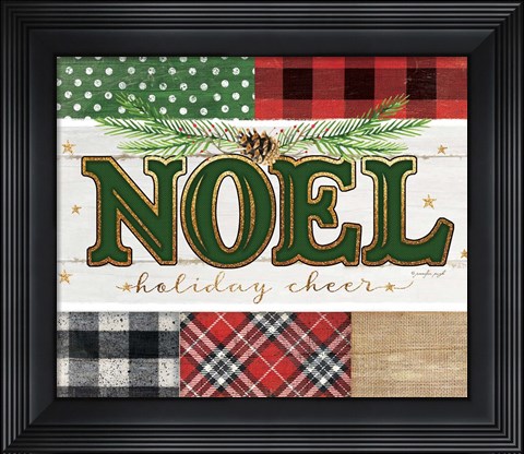 Framed Noel Plaid Print