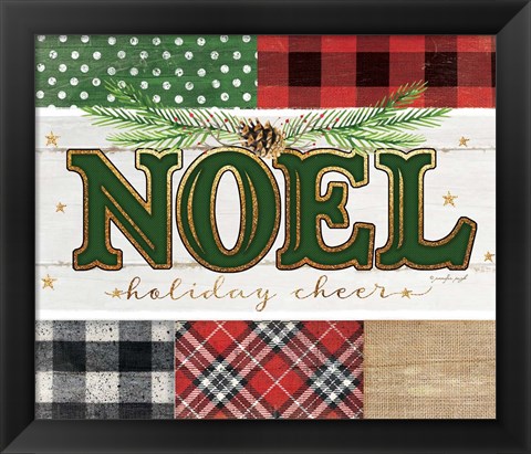 Framed Noel Plaid Print