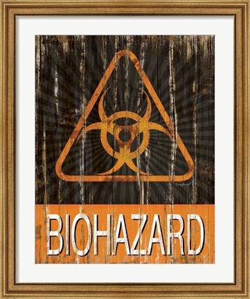 Framed Biohazard Print