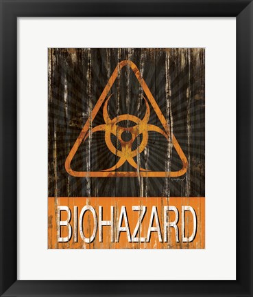 Framed Biohazard Print