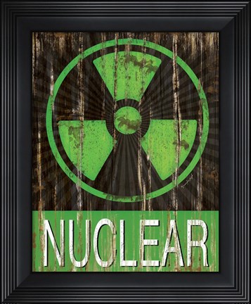 Framed Nuclear Print