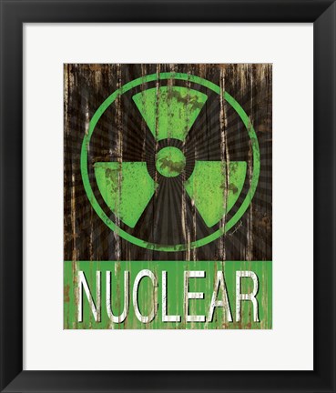 Framed Nuclear Print