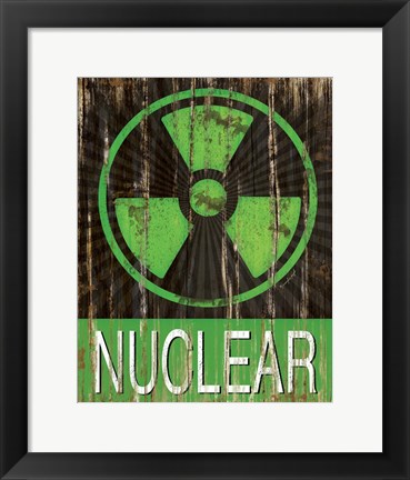 Framed Nuclear Print