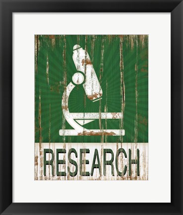 Framed Research Print