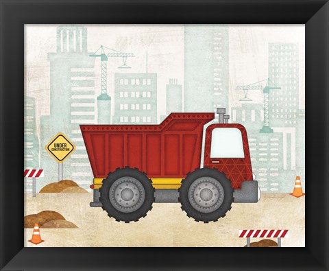 Framed Truck Print