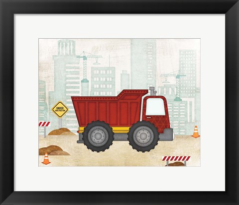 Framed Truck Print