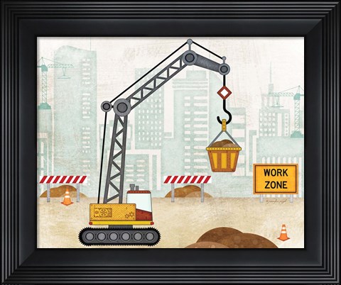 Framed Crane Print