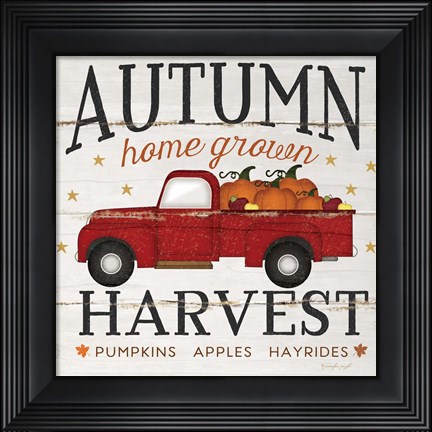 Framed Autumn Harvest Print