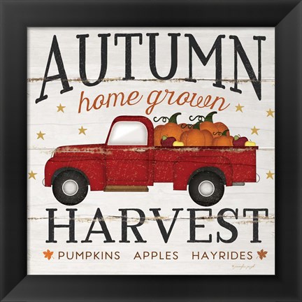 Framed Autumn Harvest Print