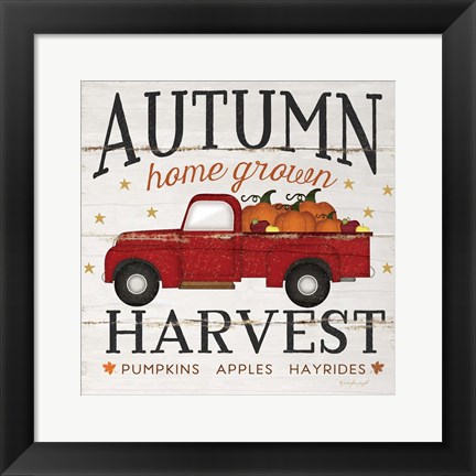 Framed Autumn Harvest Print