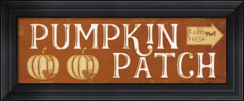 Framed Pumpkin Patch Print