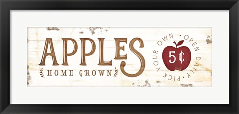 Framed Farmhouse Apples Print