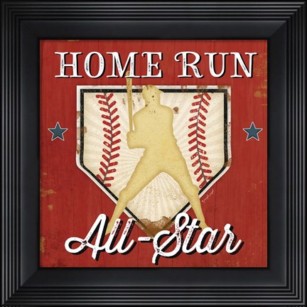 Framed Home Run Print