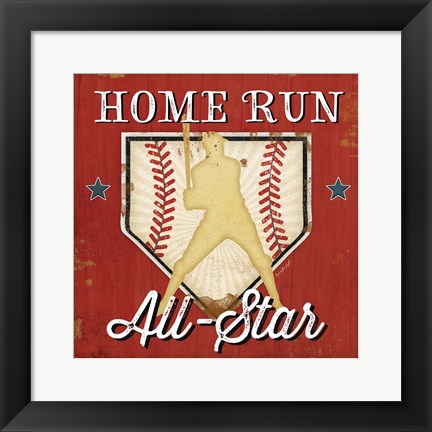 Framed Home Run Print