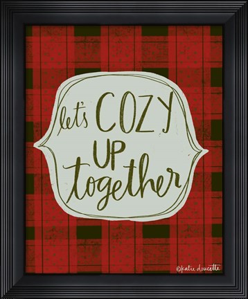 Framed Cozy Together Print