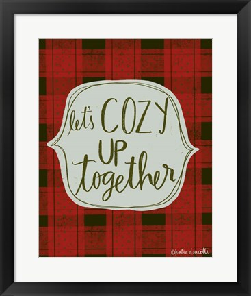 Framed Cozy Together Print