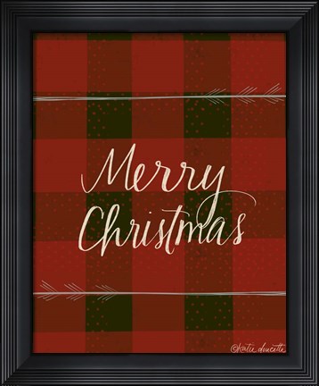 Framed Merry Christmas Print