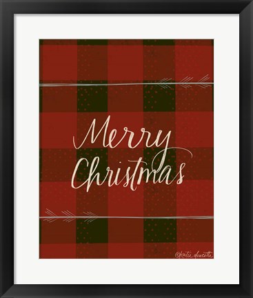 Framed Merry Christmas Print