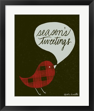 Framed Seasons Tweetings Print