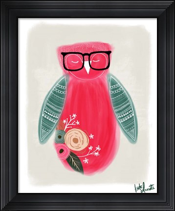 Framed Wise Owl Print