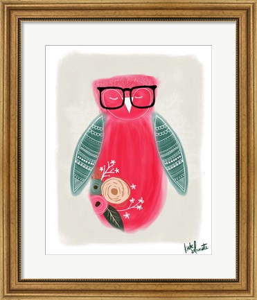 Framed Wise Owl Print